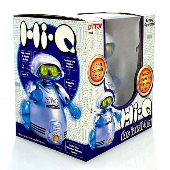 NIB Hi-Q The Inteli-bot Robot Silver Robotic Toy Kids Toy - Picture 2 of 3